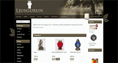 Desktop Screenshot of ljusgurun.se